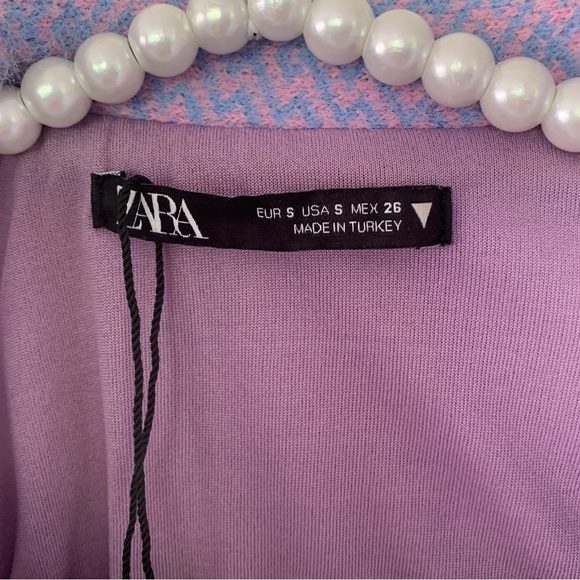 Zara Eyelash Crop Blazer Sweater - Picture 9 of 12